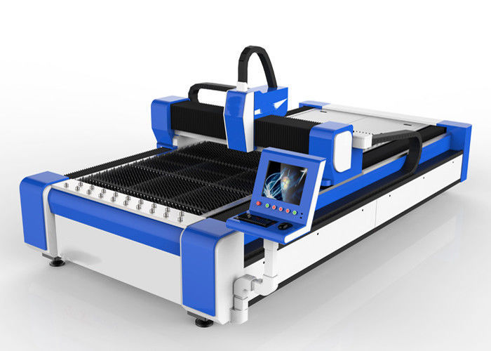 Mesin pemotong laser serat 500w untuk stainless steel / kecepatan tinggi 100m / mnt