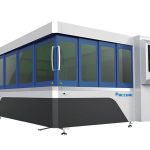 500w logam serat laser cutting machine blade table dengan sistem jalur cahaya