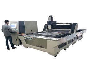 serat laser cutting mesin cnc 1000 w 1080nm laser tertutup penuh tertutup