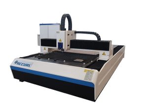 Mesin pemotong serat laser 2000w digunakan pada pelat baja ringan / plat besi