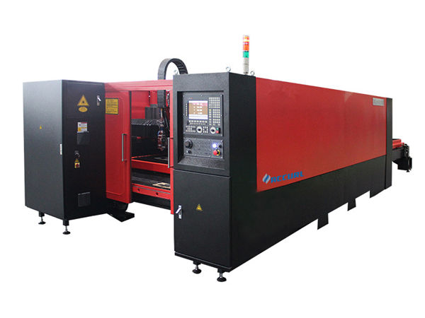 1000W industri mesin laser cutting kebisingan rendah akurasi tinggi untuk memotong baja karbon