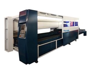 lembaran logam industri mesin pemotong laser 500 w sistem perlindungan kandang