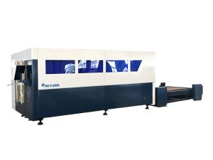 satu platform cnc serat laser mesin pemotong, pemotong lembaran logam