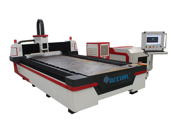 jalur serat optik mesin laser cutting industri kompak dengan sistem bersarang otomatis