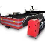 Jenis serat laser cutting mesin tertutup 500 w / 1000 w kekuatan tinggi