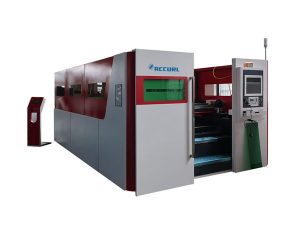 otomatis mesin pemotong laser industri kecepatan tinggi meja pertukaran ganda
