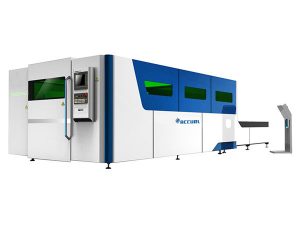 sepenuhnya tertutup industri mesin laser cutting pertukaran meja presisi tinggi