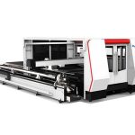 Serat laser cnc tabung mesin pemotong 1000 w dengan sistem kontrol cypcut