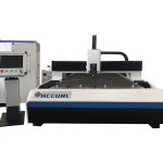 mesin pemotong serat laser pipa bulat logam dengan sistem pendingin air