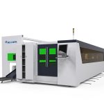 tabung logam dan pelat serat mesin pemotong laser kecepatan tinggi 1500w dengan perangkat rotary
